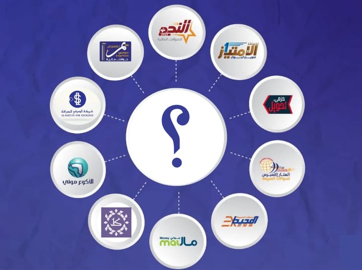 قائمة بشركات التحويلات المالية والمصرفية الأكثر ثقة في اليمن.. حسب استطلاعات راي افراد المجتمع المالي